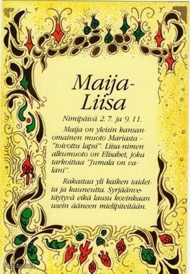 kortti ** Etunimi Rauni Olli Mervi - eril. heinä-syyskuulta
