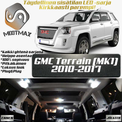 GMC Terrain (MK1) Sisätilan LED-sarja 12-osainen