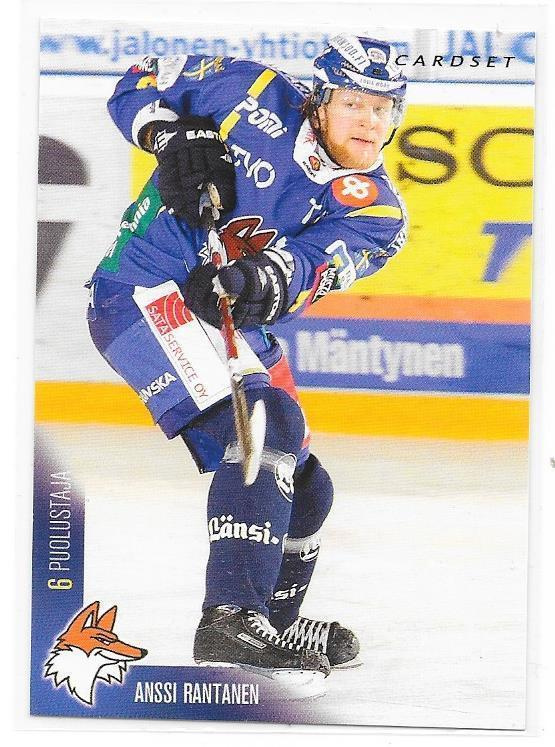 2010-11 CardSet #100 Anssi Rantanen Lukko