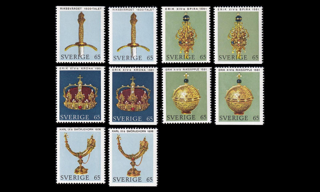 Ruotsi 723-7D ** Valtakunnanregaliat (1971)