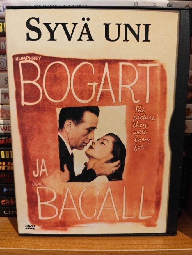 Syvä uni - The Big Sleep (1946) DVD Suomijulkaisu