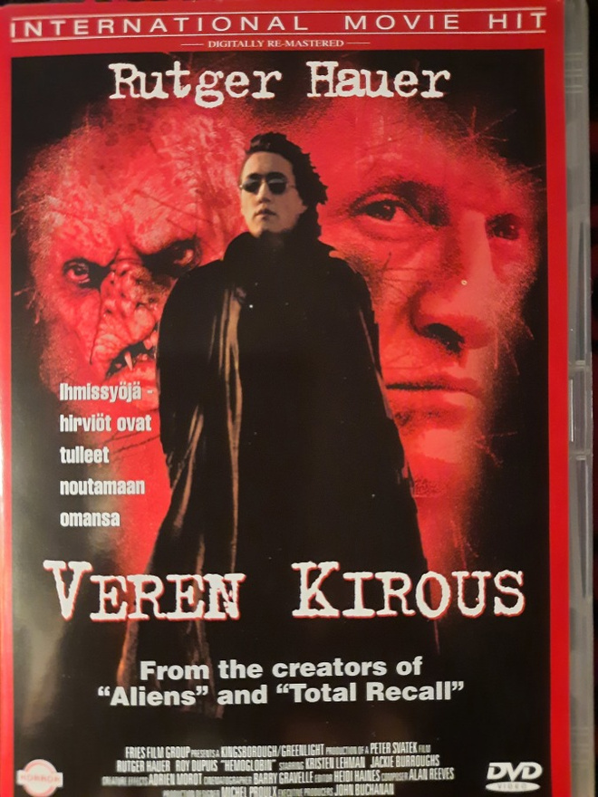VEREN KIROUS - HEMOGLOBIN DVD ( Rutger Hauer)