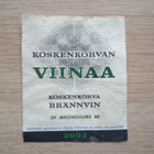 Koskenkorvapullon etiketti 1960 luvulta - pikkukuva 1