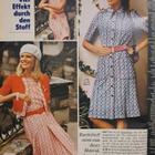 Vintage Burda Moden kaavalehti 2 /1972 - pikkukuva 2