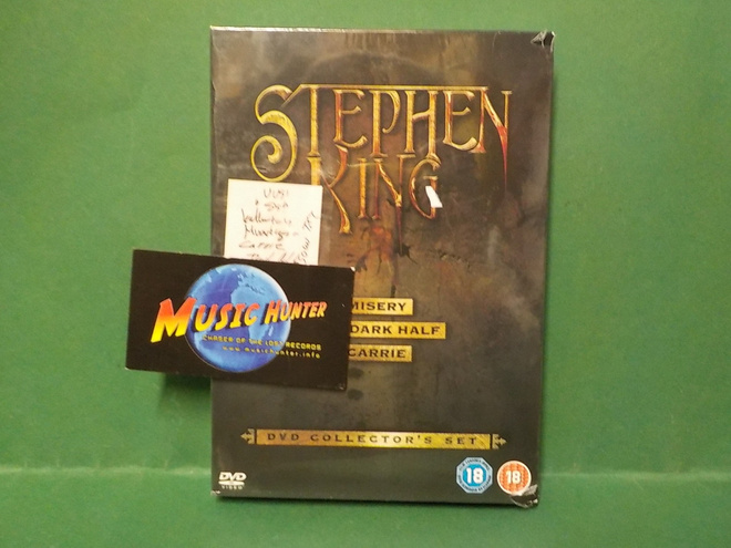 STEPHEN KING - MISERY / THE DARK HALF / CARRIE UUSI 3DVD