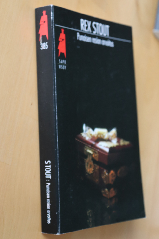 Rex Stout : Punaisen rasian arvoitus ( SAPO 3.p. 1995 )