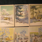 Postikorttisarja Talvimaisema 1940-luvulta. Maasio. 10 eril. - pikkukuva 3
