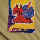 Magcargo #219 Pokemon 2001 Topps Johto Champions card - pikkukuva 1