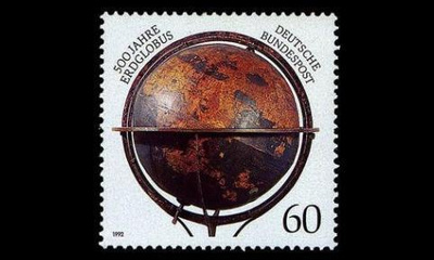 Saksa 1627 ** Karttapallo 500v (1992)