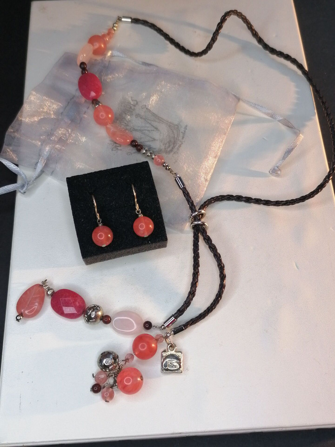 Pearls For Girls Kaulakoru ja Korvakorut Osittain Hopeaa