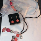 Pearls For Girls Kaulakoru ja Korvakorut Osittain Hopeaa - pikkukuva 1