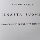 Raimo Ranta: Vienasta Suomeen. Sofronoff-suvun vaiheita 1920 - pikkukuva 2