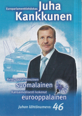 Juha Kankkunen, Europarlamenttiehdokas . e251