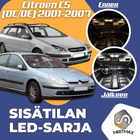 Citroen C5 (DC/DE) Sisätilan LED-sarja 19-osainen - pikkukuva 1