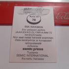 SEMIC  Olympia-MM-72 #78 Esa Isaksson  Suomi - pikkukuva 2