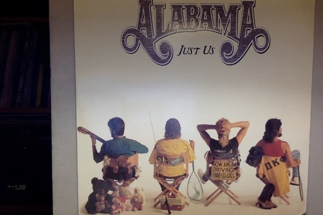 ALABAMA  ::  JUST  US  ::  VINYYLI  LP    1987 !!