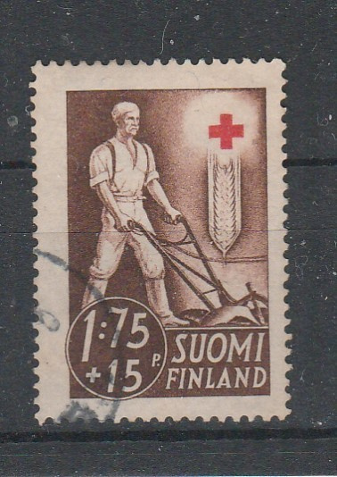 Suomi 1941, PR merkki 1,75mk+15p,  , leimattu