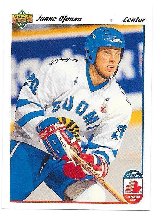 1991-92 Upper Deck CC #25 Janne Ojanen Suomi Tappara