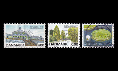 Tanska 1267-9 o Kasvitieteelliset puutarhat 400v (2001)
