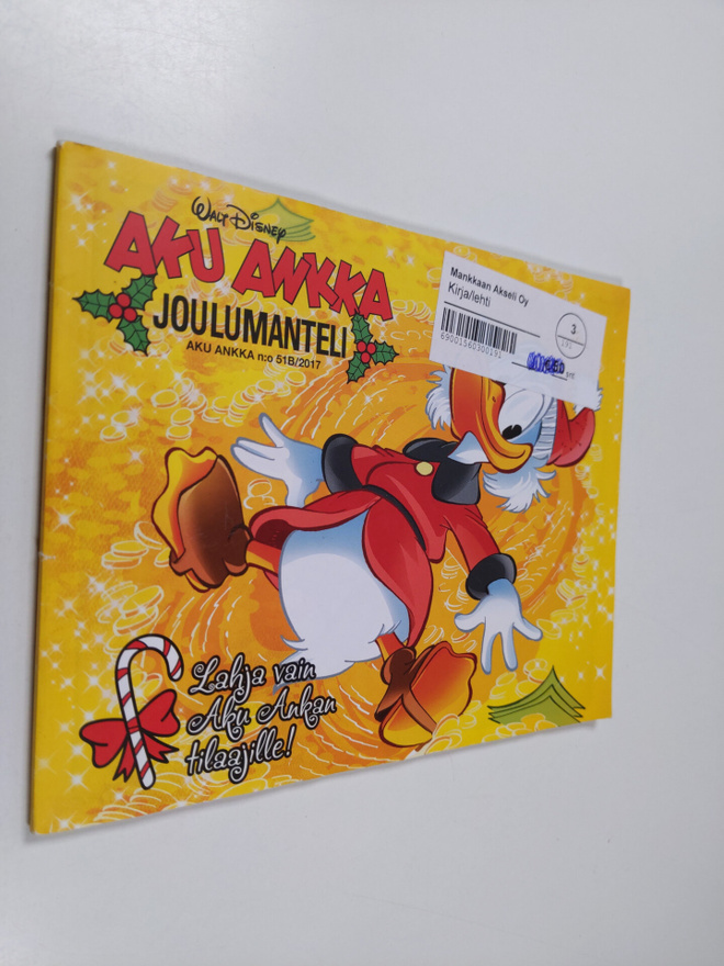 Walt Disney : Aku Ankka 51B/2017 : Joulumanteli