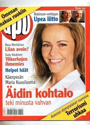 Apu n:o 20 2004 Maria Kuusiluoma. Jackie. Kesyttömien lauluj