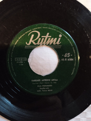 SINGLE- LEVY: EILA PIENIMÄKI   RYTMI 45- R 6384