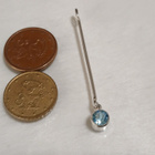 ISO Kotimainen Design Hopea riipus sinisellä kivillä KI 925 - pikkukuva 3