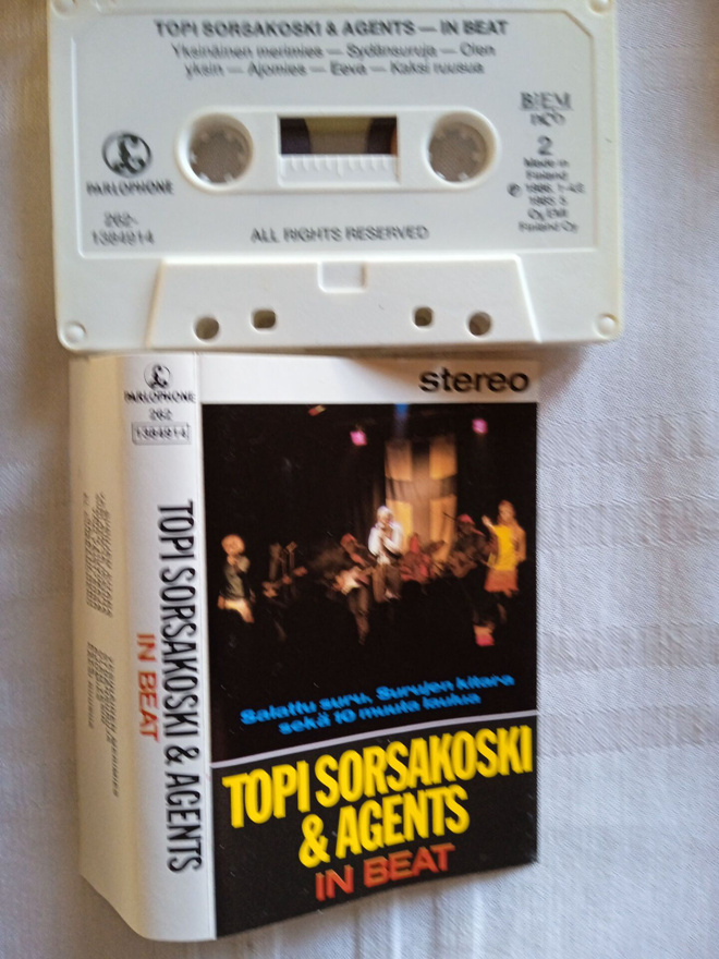 C- KASETTI: TOPI SORSAKOSKI & AGENTS : IN BEAT