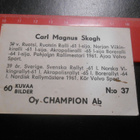 K14. Champion Monte Carlo # 37 Carl Magnus Skogh - pikkukuva 2