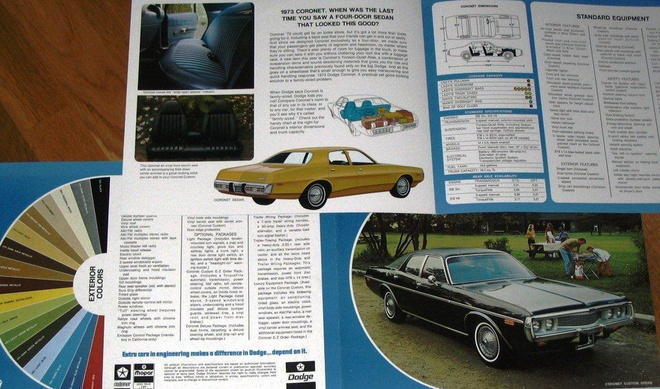 1973 Dodge Coronet esite - KUIN UUSI