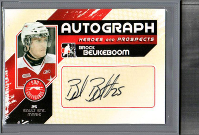 2010-11 Heroes and Prospects - Autographs - 3,00 € / kpl