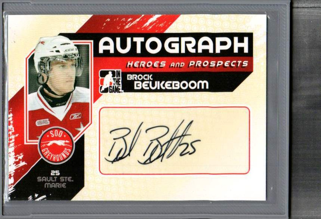 2010-11 Heroes and Prospects - Autographs - 3,00 € / kpl