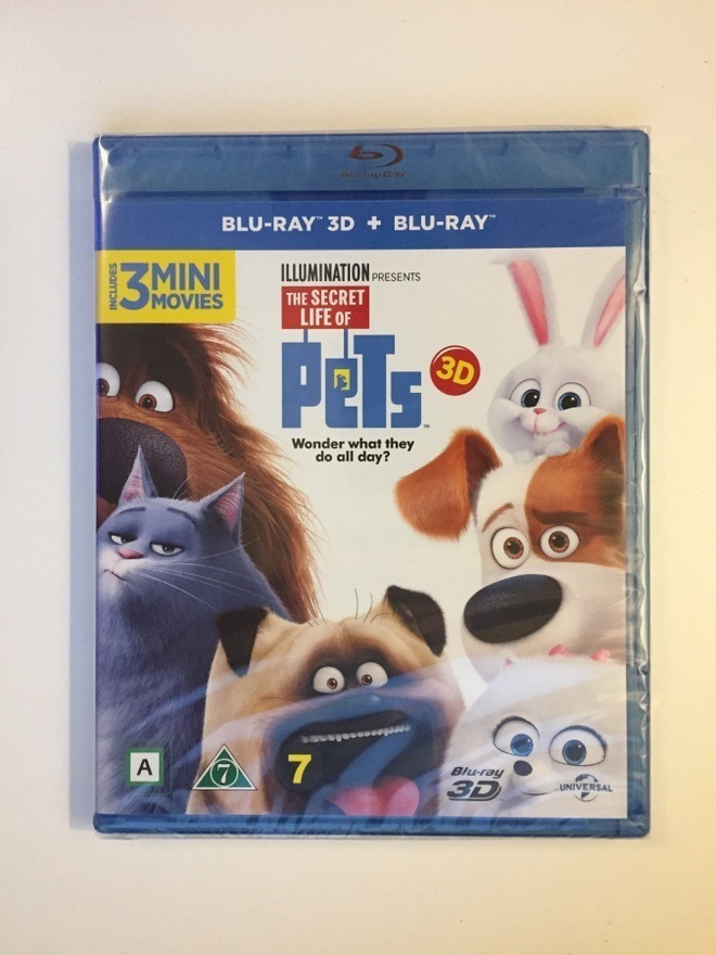 Lemmikkien Salainen Elämä (3D Blu-ray + Blu-ray) UUSI