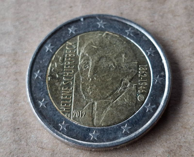 Helene Schjerbeck 2012 2€ juhlaraha erikoiskolikko