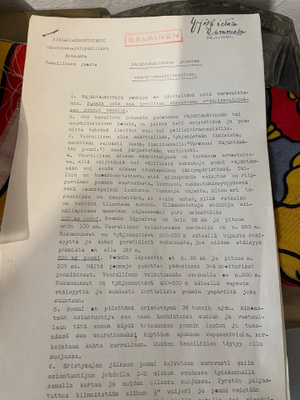 Venäläisten lentopommien purkuohjeet SALAINEN 1940