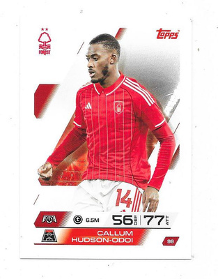 2025-26 Topps Match Attax #99 Callum Hudson-Odoi , N Forest