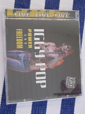 Iggy Pop Power and Freedom cd kerran soitettu live boston 88