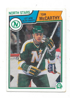 1983-84 OPC #176 Tom McCarthy , Minnesota North Stars