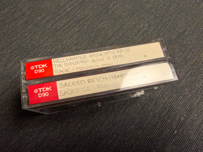 TDK D-90 C-kasetit 1986-87 (2 kpl)