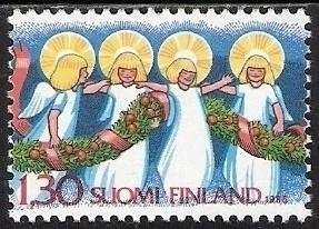 1986 Joulu XIVa Maija & Nils Fredriksson 1,30 ** LaPe 1002