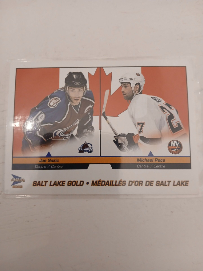 Joe Sakic / Michael Peca - 2002 Salt Lake gold
