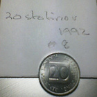 Slovenia 20 stotinov 1992, km#8 - pikkukuva 1