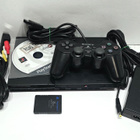 PS2 Slim konsoli + ohjain + muistikortti + peli [1] - pikkukuva 1