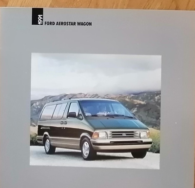 1991 Ford Aerostar Wagon brochure - ISO - 16 sivua