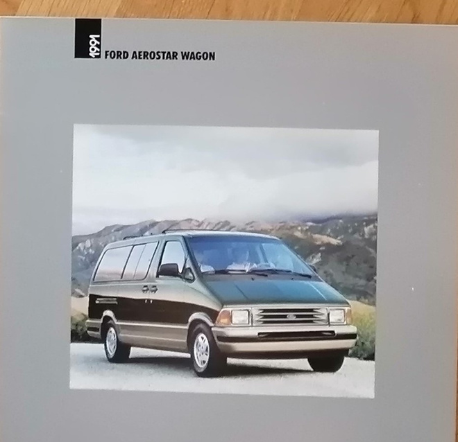 1991 Ford Aerostar Wagon brochure - ISO - 16 sivua