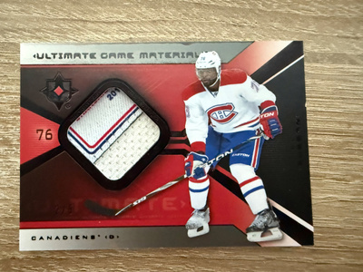 2014-15 Ultimate Collection Game Materials P.K. Subban /5