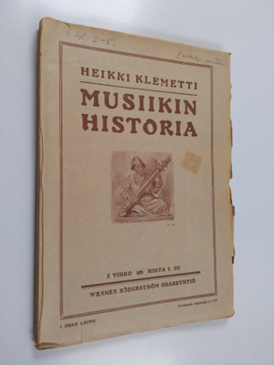 Heikki Klemetti : Musiikin historia 5. vihko