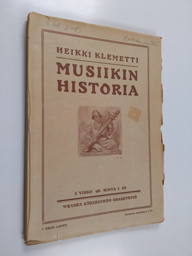 Heikki Klemetti : Musiikin historia 5. vihko