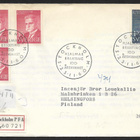 Ruotsi - Hjalmar Branting FDC 1960 R (Fac. 519-520) - pikkukuva 1