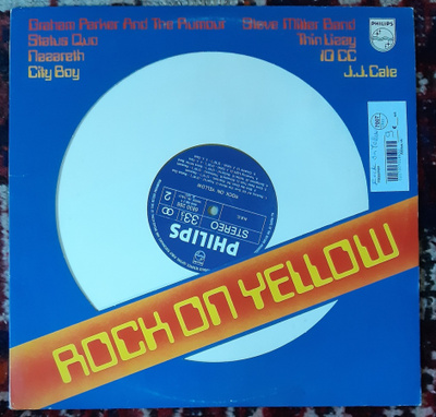 Various – Rock On Yellow keltainen vinyyli LP